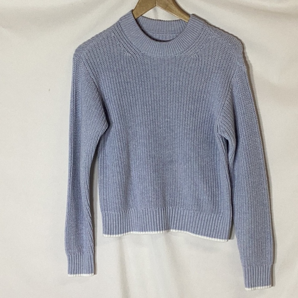 PISTOLA Ren All Day Sweater Light Blue Size XS - Picture 3 of 7